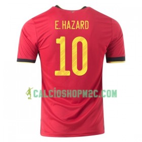 Belgio Eden Hazard 10 Maglia Prima Euro 2020 Manica Corta